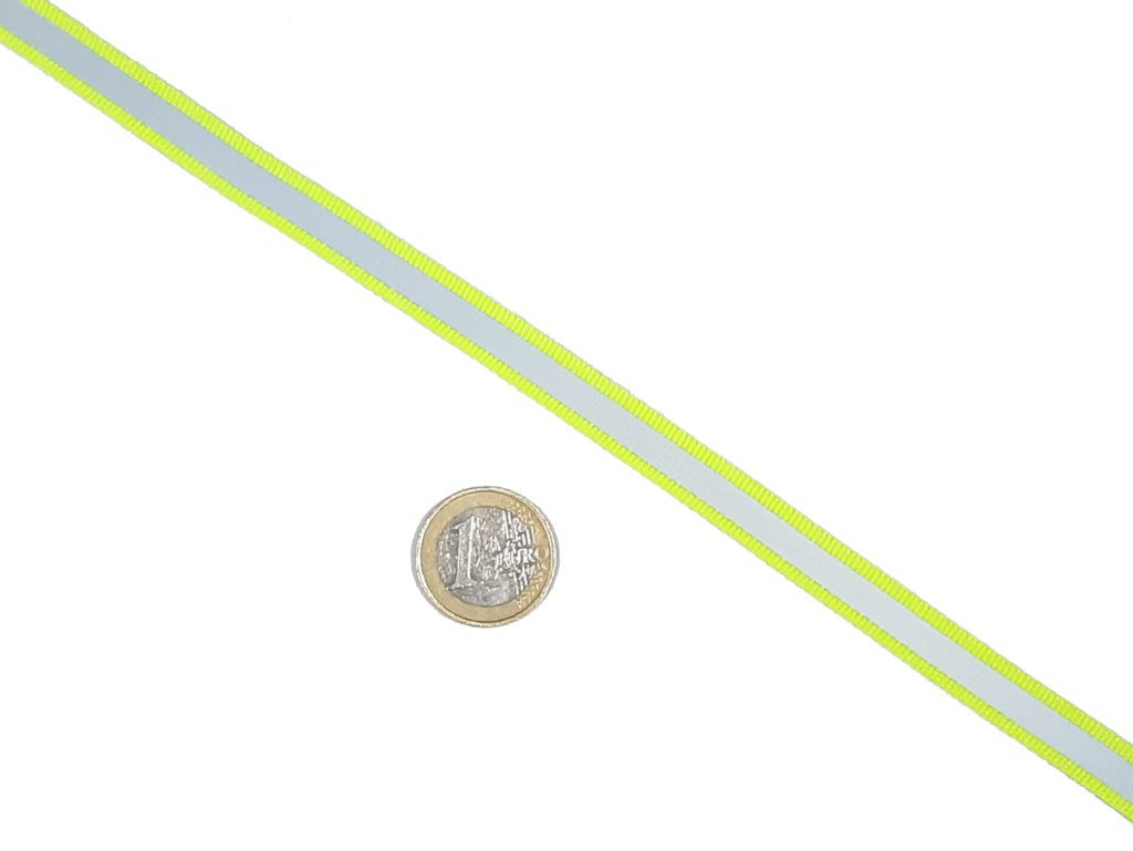 46 Meter x 20mm Reflektierendes Band zum Aufnähen, Reflektorband - 20 mm  Breite - mit 10mm Reflektionband - Sicherheit Reflexband Leuchtband zum