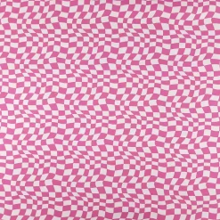 Jersey Schachbrettmuster rosa pink Überblick