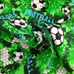 Kinderstoffe Fußball Jersey als Strudel