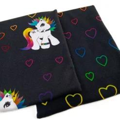 Stoffpaket Punktpony und Rainbowhearts