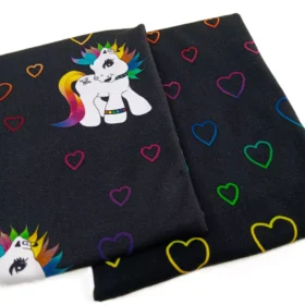 Stoffpaket Punktpony und Rainbowhearts